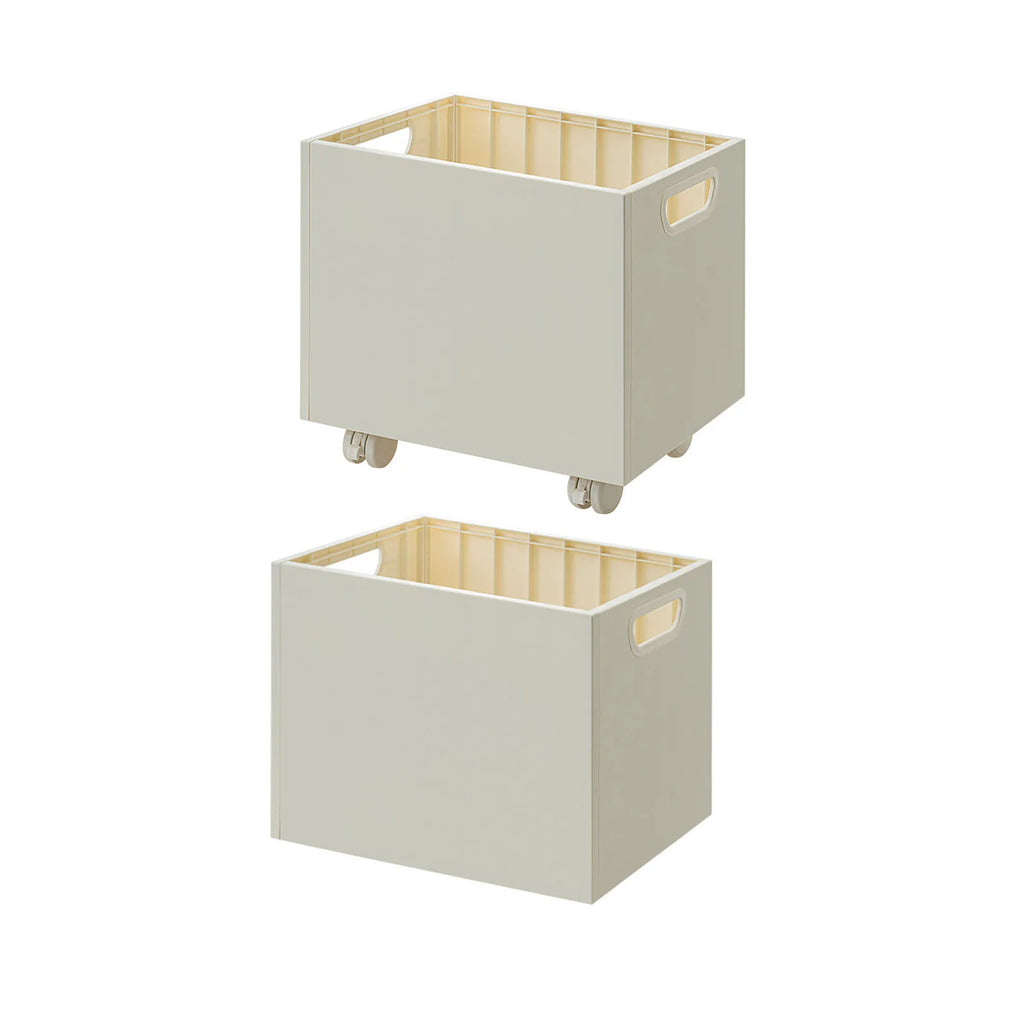 Book  Box Book Storage Box with  Side Handles Stackable 50kg Load Bearing Multifunctional Use File Storage Bins