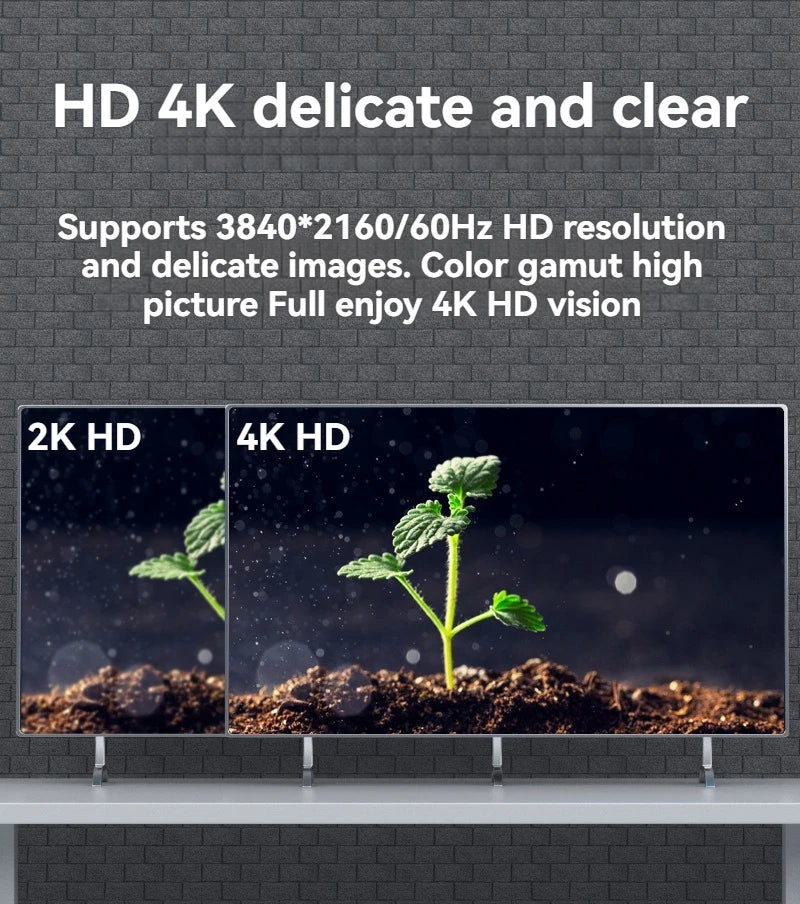 Uyellow HDMI-compatible Cable 4K 60Hz 50cm 1m 2m 3m 5m HDMI-compatible 2.1 Cable 4K 60Hz HDR 3D Effect Video for HDTV PC