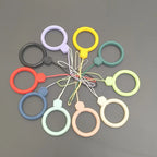 10Pcs Silicone Mobile Phone Hanging DYM Ring Anti-Lost Straps Lanyard for iPhone Xiaomi Samsung AirPods Case Holder Pendant