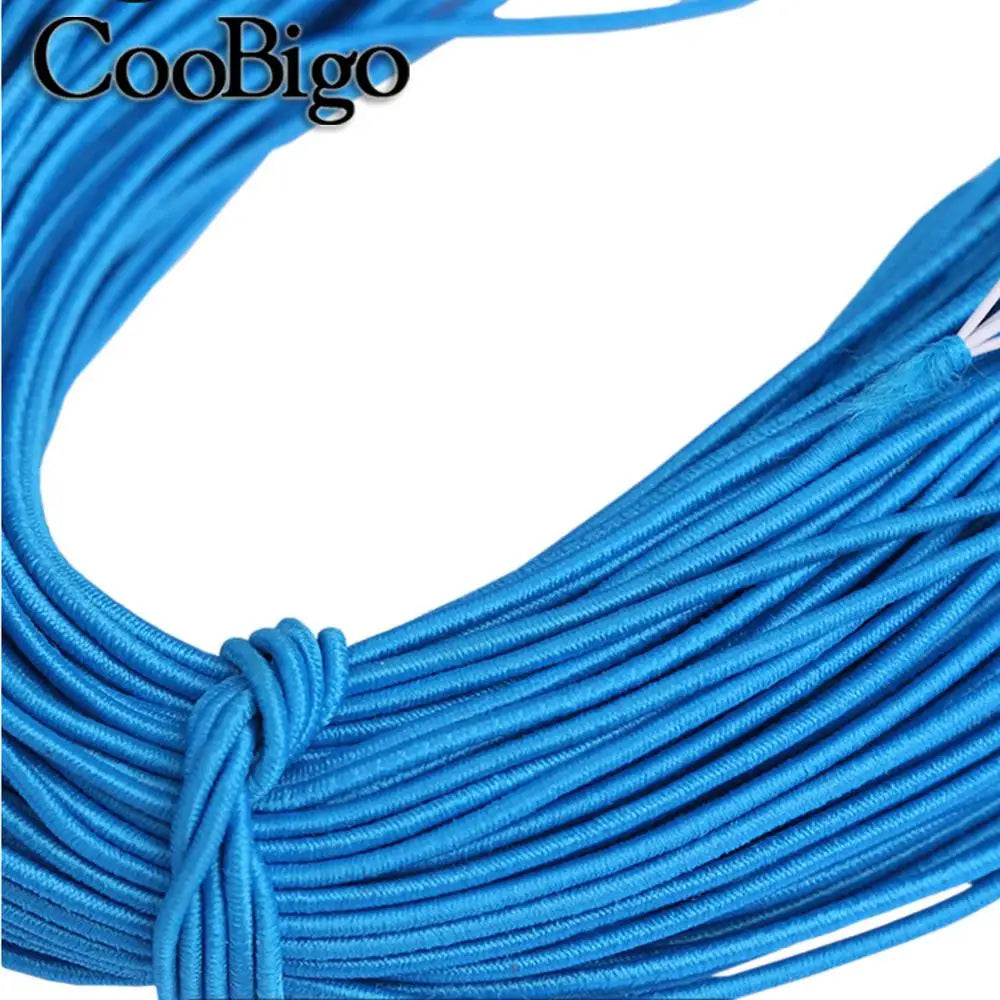 5 Meters 1mm 2mm 3mm Round Elastics Bungee Shock Cord Elastic Rope Rubber Band Strap String Cordon Shoelaces Sewing Accessories