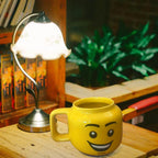 Cute Cartoon 250ML Mug Cups Ceramic Coffee Milk Tea Drinkware Impish Expression Pattern for Couple Friend Christmas Gifts Travel