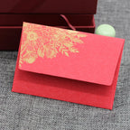 10pcs/special Paper Card Hot Stamping Invitation Letter Envelope, Pearl Paper Packaging Thick Envelope