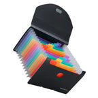 A6 Expanding Receipt Organizer Folder 13 Compartments Handheld Accordion File Holder Three Side Seal Document Storage