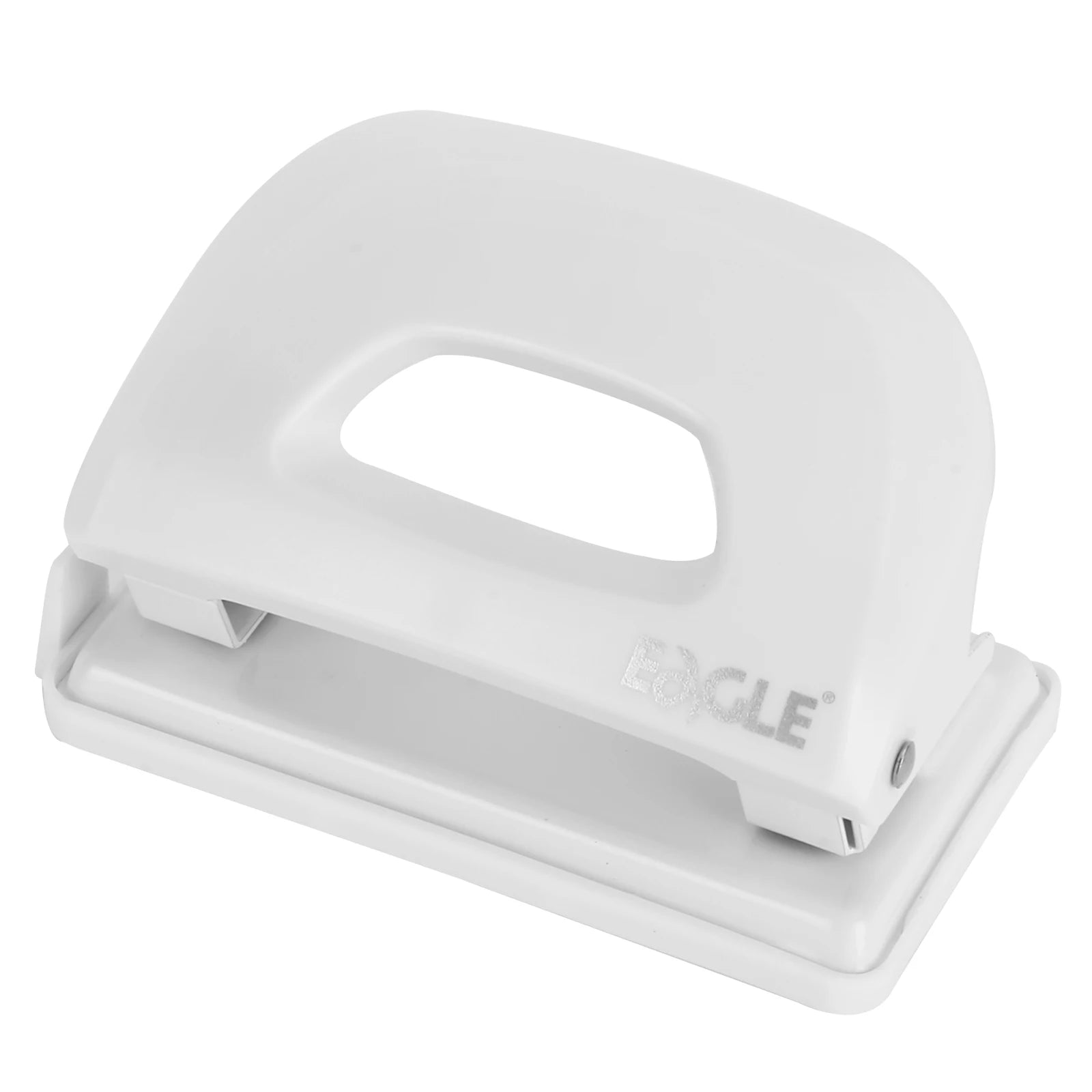 Eagle 2 Holes Paper Puncher，12-Sheet Capacity，With Residue Container，Adjustable Paper Guides，School Office Binding Supplies