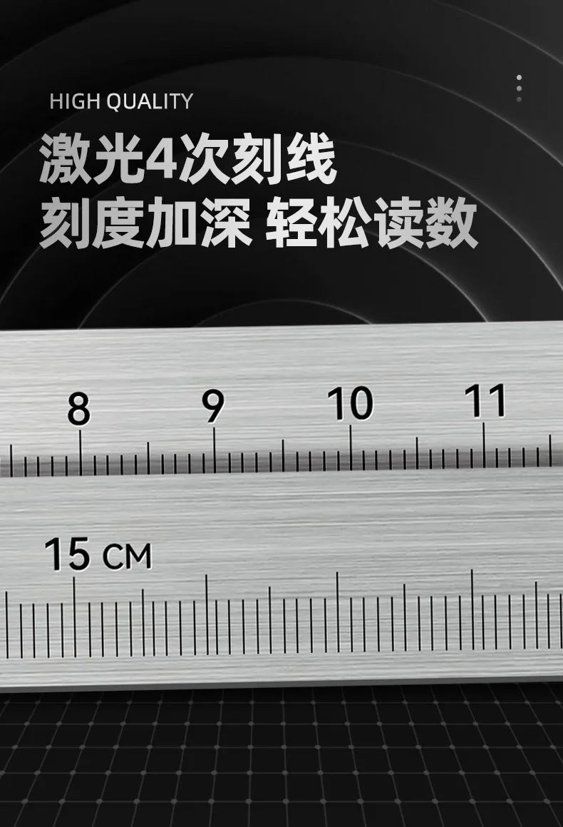 Stainless Steel Vernier Caliper Measuring Tool Sliding Gauge Inside Outside Thickness Depth Step Micrometer Accuracy Gauge 150mm