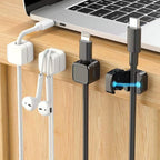Magnetic Cable Holder Data Cord Collator Desktop Bedside Wall Wire Organizer Mobile Phones Earphones Charging Wire Cord Holder