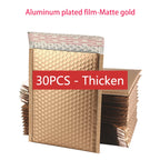 30Pcs/Lot Holographic Bubble Mailers Mailing Envelope Waterproof Courier Bag Padded Bubble Envelopes Shipping Packaging