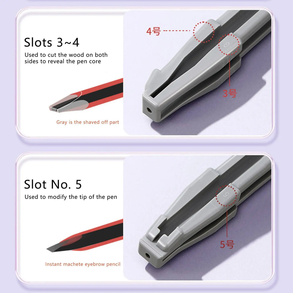 Eye Makeup Pencil Sharpener Eyebrow Pencil Sharpener Portable Eyebrow Pencil Tools Makeup Pencil Shaper