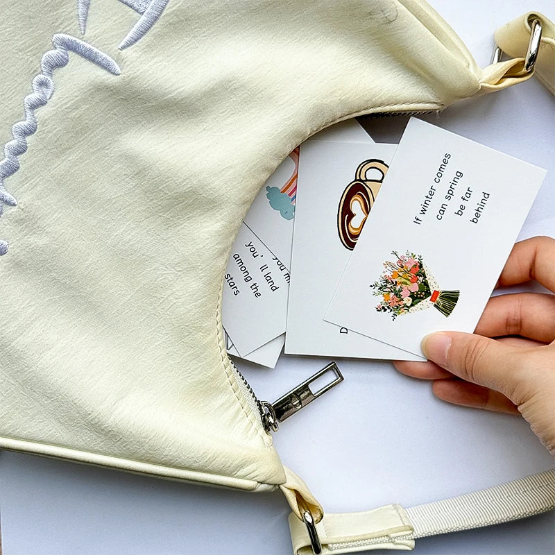 Mr Paper, 90 Inspirational Affirmation Cards Student Stationery Supplies kawaii stationery cardstock paper affirmation cards