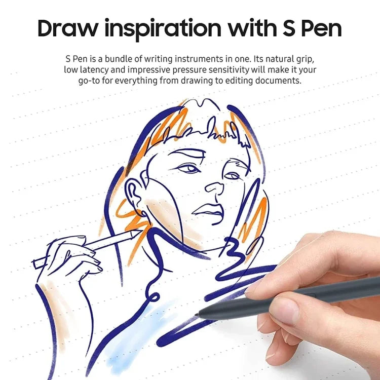 For Samsung Tablet Stylus S Pen Galaxy S6 Lite Tab S8 S7 Mobile Phone S21 S22 S23 Ultra Without Bluetooth