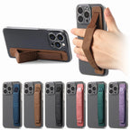 1Pc Adhesive Mobile Phone Push-Pull Bracket Anti Slip and Anti Fall Portable Wrist Strap Multifunctional Desktop Support