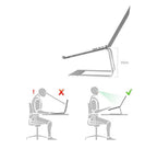 Laptop Stand Holder Aluminum Stand For MacBook Portable Laptop Stand Holder  Desktop Holder Notebook PC Computer Stand
