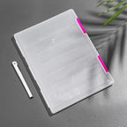 Transparent Thicken A4 File Box Plastic Office Document Sorting Storage Box Buckle Design Book File Archive Seal Boxes Organizer