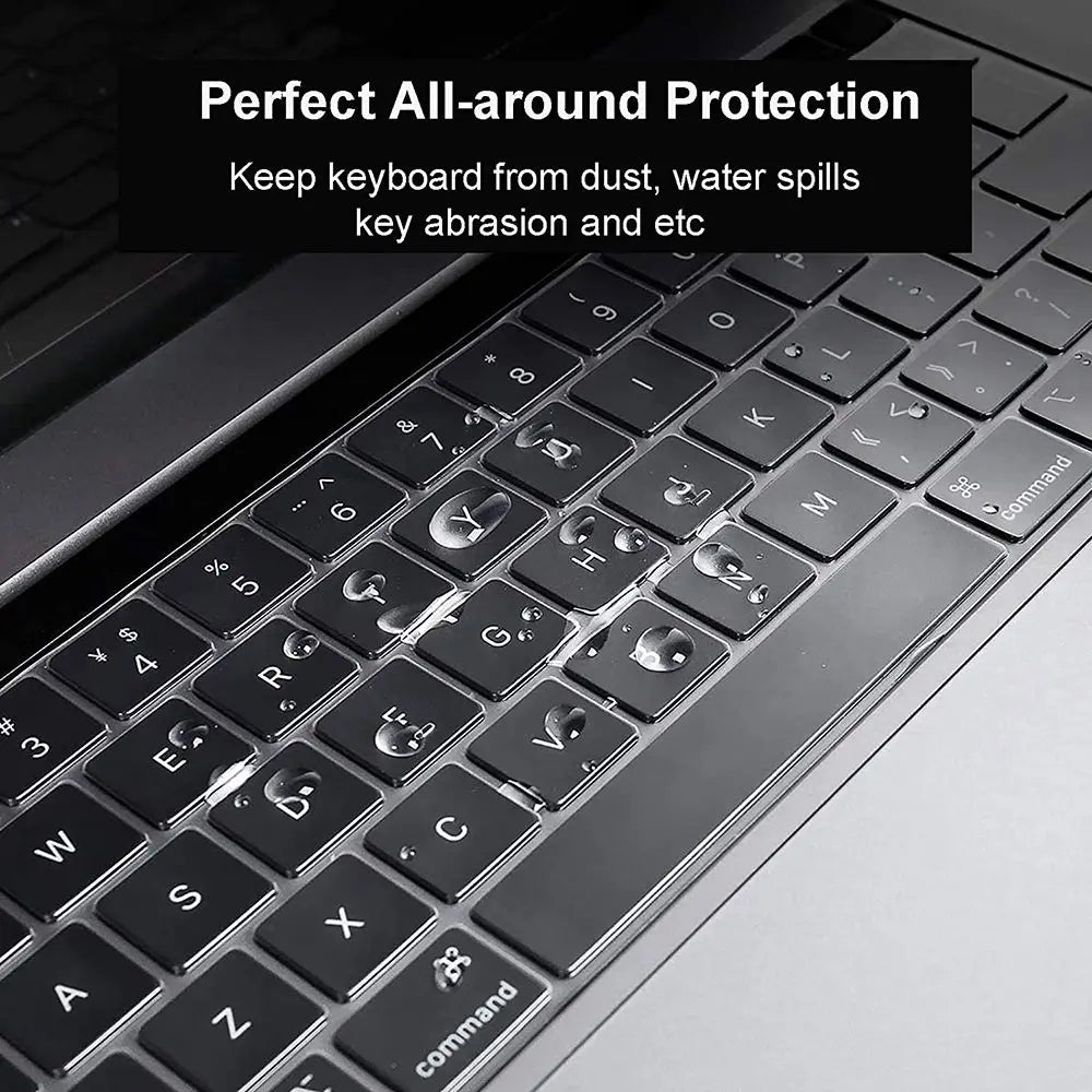 For MacBook Pro 14 16 inch M1 Max 2021 A2442 A2485 New Soft Ultra Thin Keyboard Cover Dustproof TPU Protector Film Laptop Skin