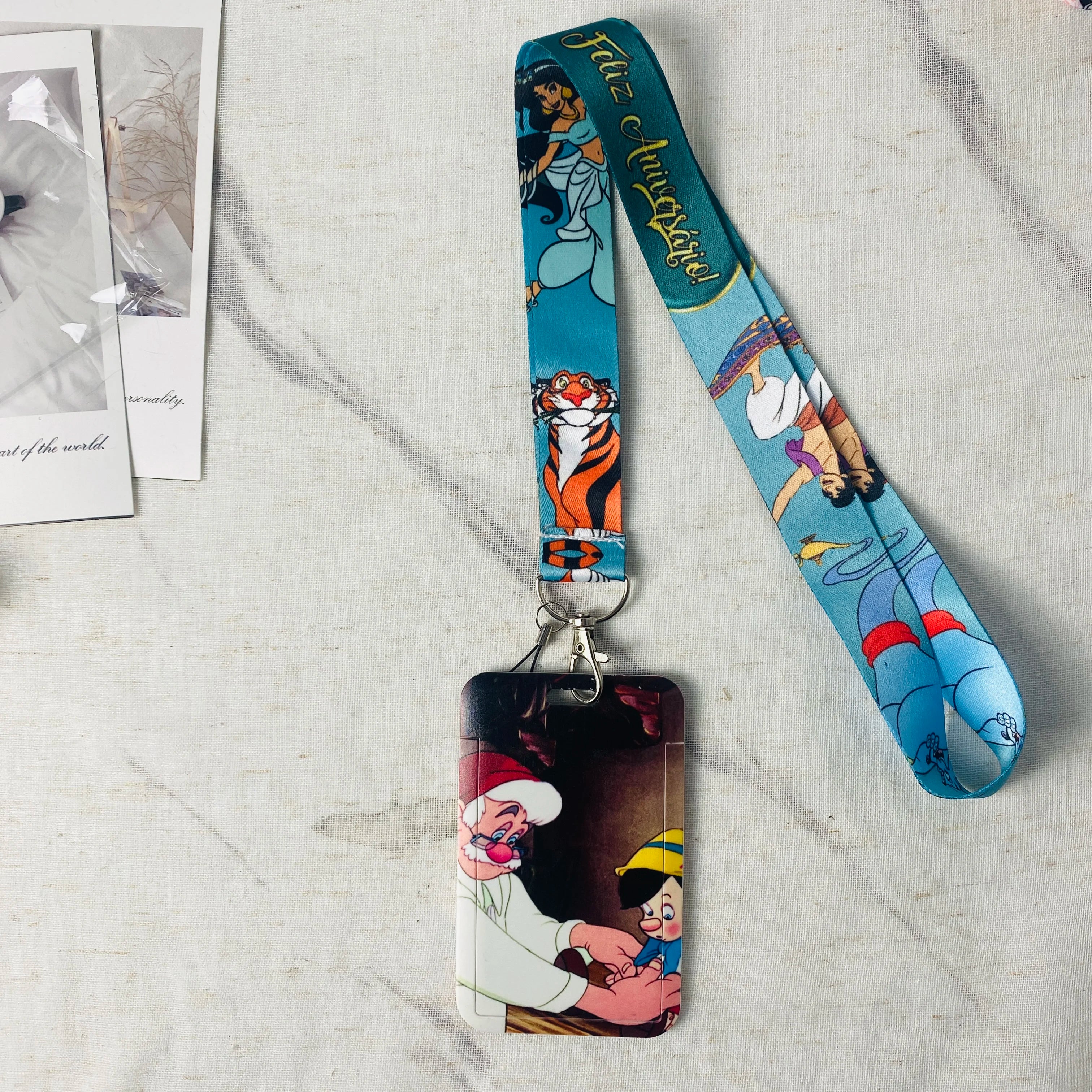 Anime Strap Lanyard for Keys Keychain Badge Holder ID Credit Card Pass Hang Rope Lariat Mobile Phone Charm Accessories