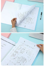 A3 File Folder Display Book 20-80pages Painting Art Collection 8k Album Transparent Information Children's Reward Poster Storage