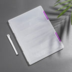 Transparent Thicken A4 File Box Plastic Office Document Sorting Storage Box Buckle Design Book File Archive Seal Boxes Organizer