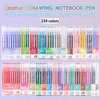 Languo 27-207 Colors Of One Set Drawing Handbook Pens Student DIY Graffiti Multi-Color Gel Pen Writing Marker Stationery