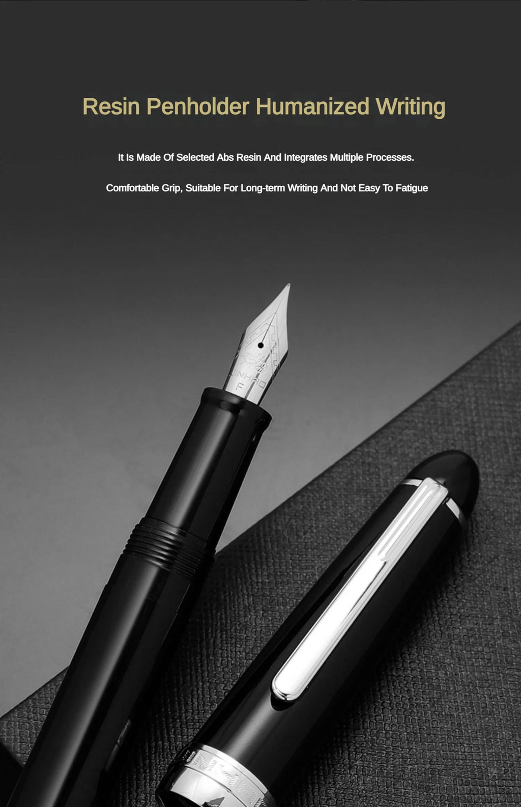JINHAO 992 Fountain Pen Silver Clip 12 Colors Writing Pens Luxury Quality Student Business Office School Supplies Stationery