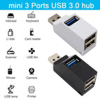USB 3.0 Extender Car Splitter Multi Port USB Hubs 2.0 Laptop Office Multi Function Reading Usb Disk Charging Adapter