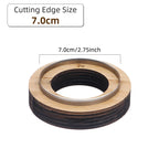 QJH Big Size Hollow Round Hole Punch, High Carbon Steel Round Leather Cutting Dies for DIY Leather Crafts (5 6 7 8 9 10 11 12cm)