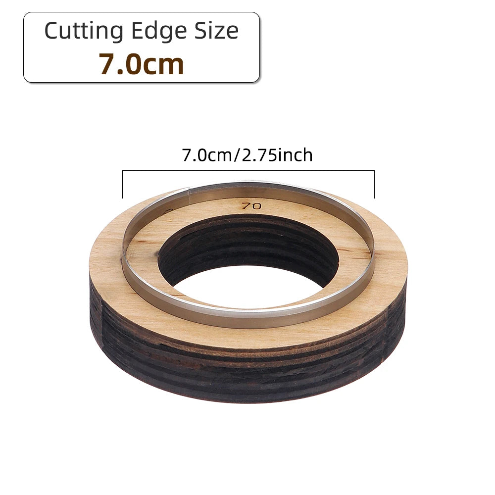 QJH Big Size Hollow Round Hole Punch, High Carbon Steel Round Leather Cutting Dies for DIY Leather Crafts (5 6 7 8 9 10 11 12cm)