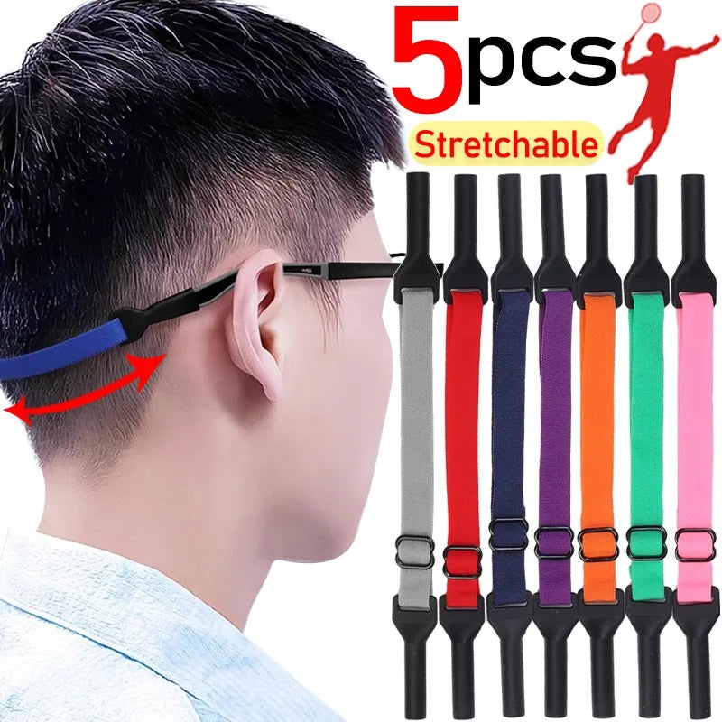 Adjustable Elastic Strap For Sports Glasses, Anti-Slip Band For Glasses, Safe Grip For Basketball, Running, Outdoor Activities