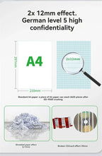 220v Electric GD-9050 Shredder Office Automatic Home Granular Electric Power Commercial Convenient Desktop 5 Level Security Crus