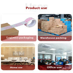Colorful Smiley Face Thanks Printing Decorative Packaging Tape Express Sealing Gift Packaging Shipping and Packaging