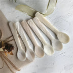 Kitchen Tools 9-13CM Natural Shell Ice Spoon Cream Coffee Caviar Spoon Mother of Pearl Seashells Stirring Spoons Teaspoon Crafts