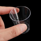 Reusable Transprent Plastic Disposable Dessert Cups Round Pudding Boxes Cupcake Muffin Cup Mould Kitchen Drinks Tools 50/90ml
