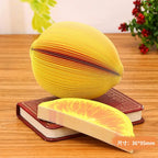 125 Sheets Creative Fruit Shapes Sticky Note Pads Notepads, Sticker Paper, Memo Pads, for School Stationery Office Supplies