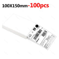 100mm Direct Thermal Labels 100/500 pcs Per Stacked Strong Adhesive Labels Resistant to Water Grease For shipping label 4inch
