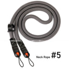 Quick Release Beads Round Rope Camera Shoulder Strap Lanyard for Canon Nikon Panasonic Sony Fujifilm Neck Strap Wrist Strap