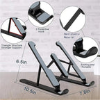 Foldable Laptop Stand Adjustable Portable Notebook Bracket Support Base Ergonomic Design Holder For Macbook Air Pro Accessories