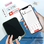 Marklife P15 Wireless Bluetooth Label Printer Portable Thermal Printer Similar as D11 D110 D101 Label Machine Mini Label Maker