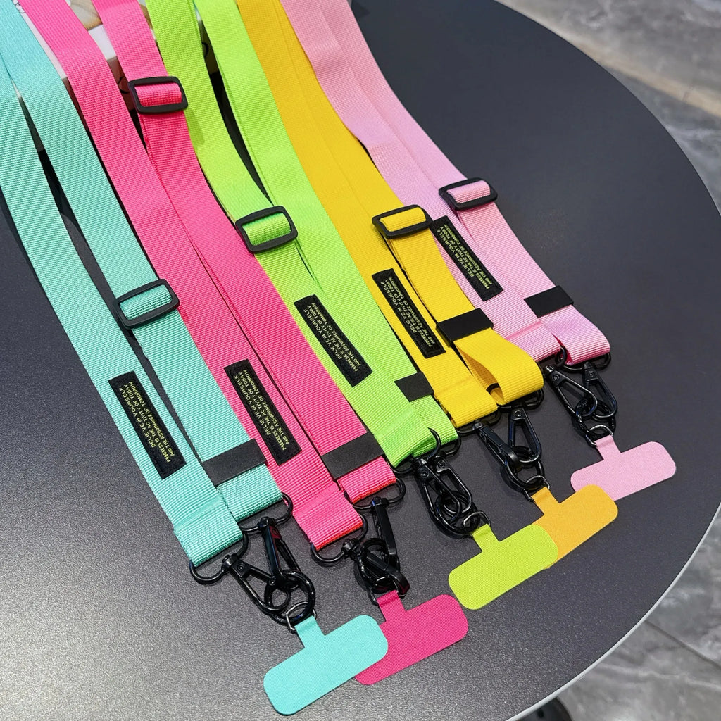 Adjustable Crossbody Mobile Phone Universal Lanyard Diagonal Long Rope Shoulder Strap Neck Multi-Purpose Anti-Loss Rope