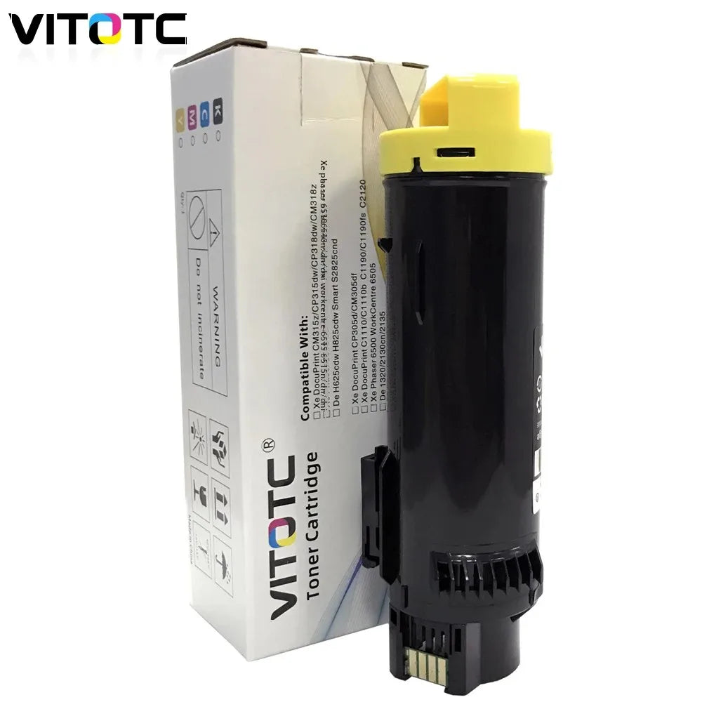 4PCS Color Toner Cartridge Compatible For Xerox Phaser 6510 WorkCentre 6515 V N DN DNI Extra High Capacity