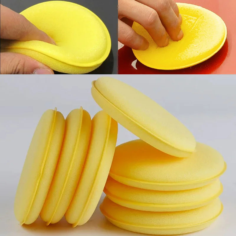 Car Detailing Tools Car Polishing and Waxing Sponges High-Density Foam Application Pads for Detailed Car Washing and Maintenance