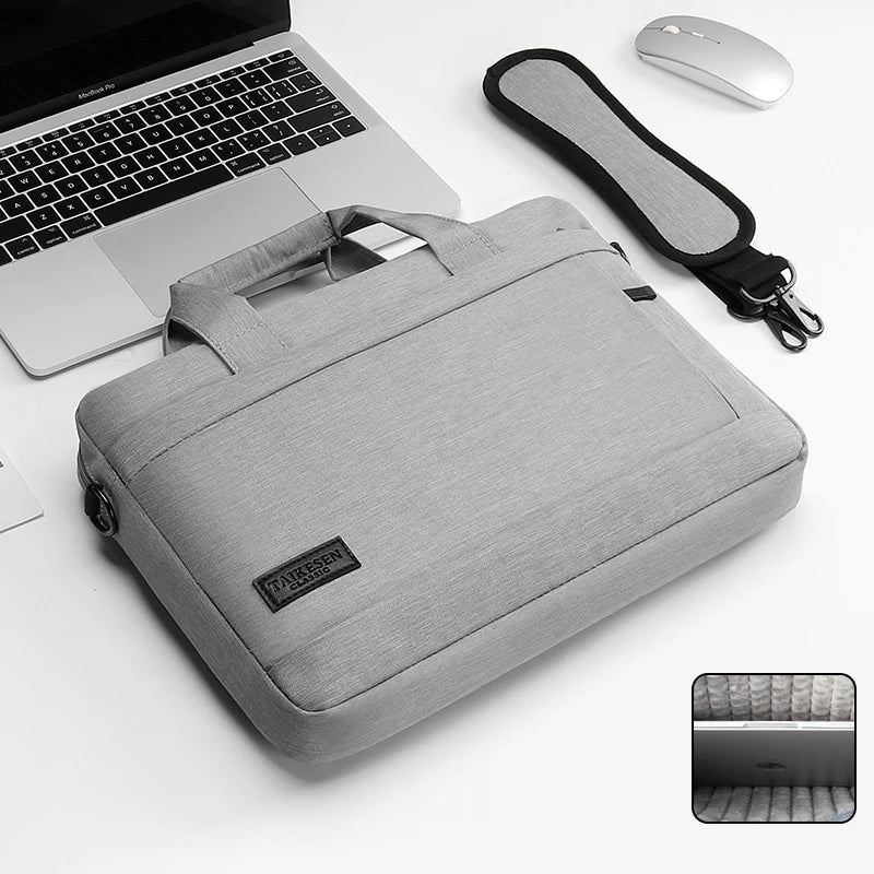 Laptop Bag Sleeve Case Shoulder Handbag For M3 M4 14 15 15.6 17 Inch Macbook Air Pro 13.3 Huawei Asus Dell Notebook Briefcases