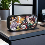 Nime Demon Slayer Kimetsu No Yaiba Pencil Pen Case Stationery Bag Pouch Holder Box Organizer for Teens Girls Adults Student.