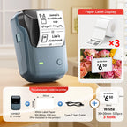 Portable Niimbot B1 Wireless Label Maker Adhesive Sticker Printer Labeling Machine DIY 20-50mm Labels for Office Home