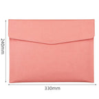 Faux Leather Document Bag, Business Information Bag, A4 Folder, School and Office Supplies, Storage Bag