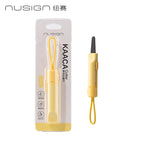 NUSIGN Magnetic Mini Box Cutter Portable Retractable Blade Paper & Letter Opener Durable ABS Material for Office & Home Use