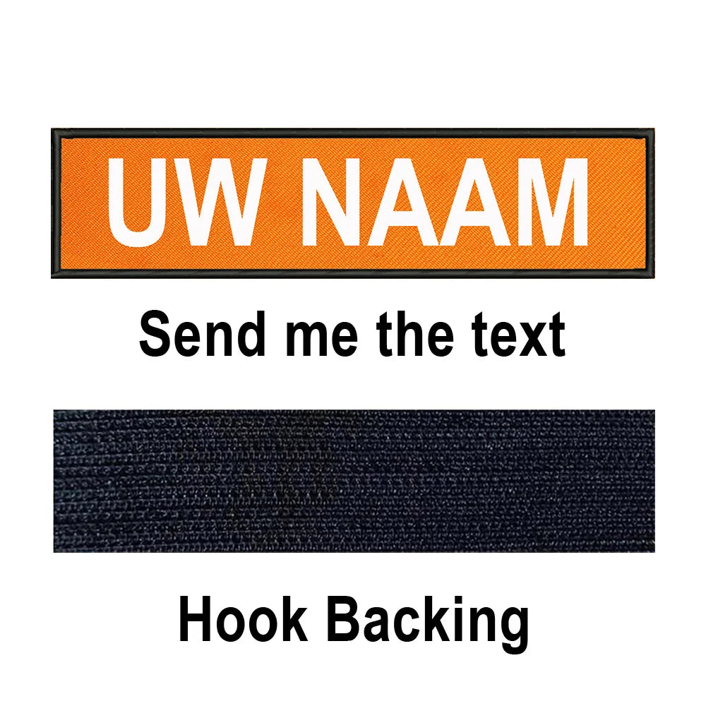 Custom Name Patch Personalized Tactical Military Patches Customized Stripes Badge Tags For Clothes Jacket Backpack Dog Collar
