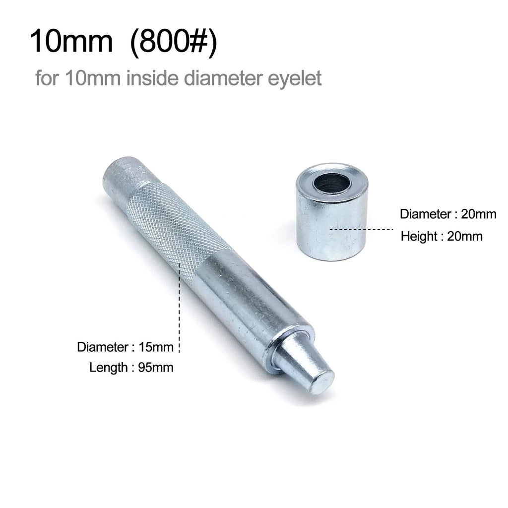 1mm to 20mm Metal Eyelets Grommet Mold Ring Air Hole Rivet Installation Punch Tool DIY Handmade Accessories High Quality Steel
