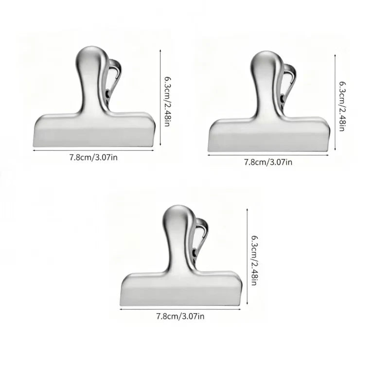 1/3/6PCS Multi-function Light Luxury Vintage Binder Metal Planner Clip Color Clamp Office Decorative Supply School Stationery