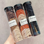 100/200pcs/lot women Hair bands Solid Color Elastic Rubber Band Hair band Headband Scrunchie Hair Accessories for girl women