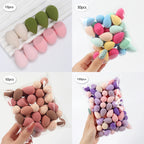 10/20/30/50/100Pcs Mini Makeup Sponge, Expands When Exposed to Water, Suitable for All Skin Types