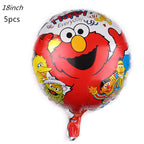 Cartoon Sesames Streets Birthday Party Supplies Kids Disposable Tableware Cup Plate Napkin Tablecloth Balloon Banner Decoration